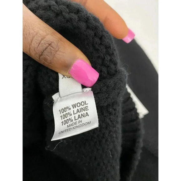 Cecile Bahnsen Mock neck cable knit wool sweater - Picture 4 of 4